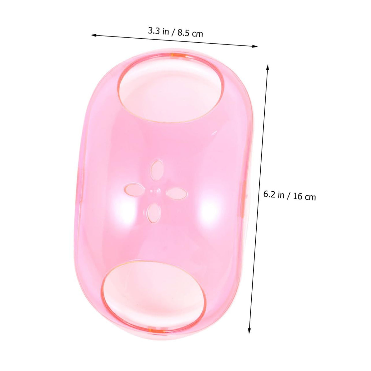Hamster sand bathroom with large shrimp dish, dust bath and basking platform for small pets, designed for pretend play.