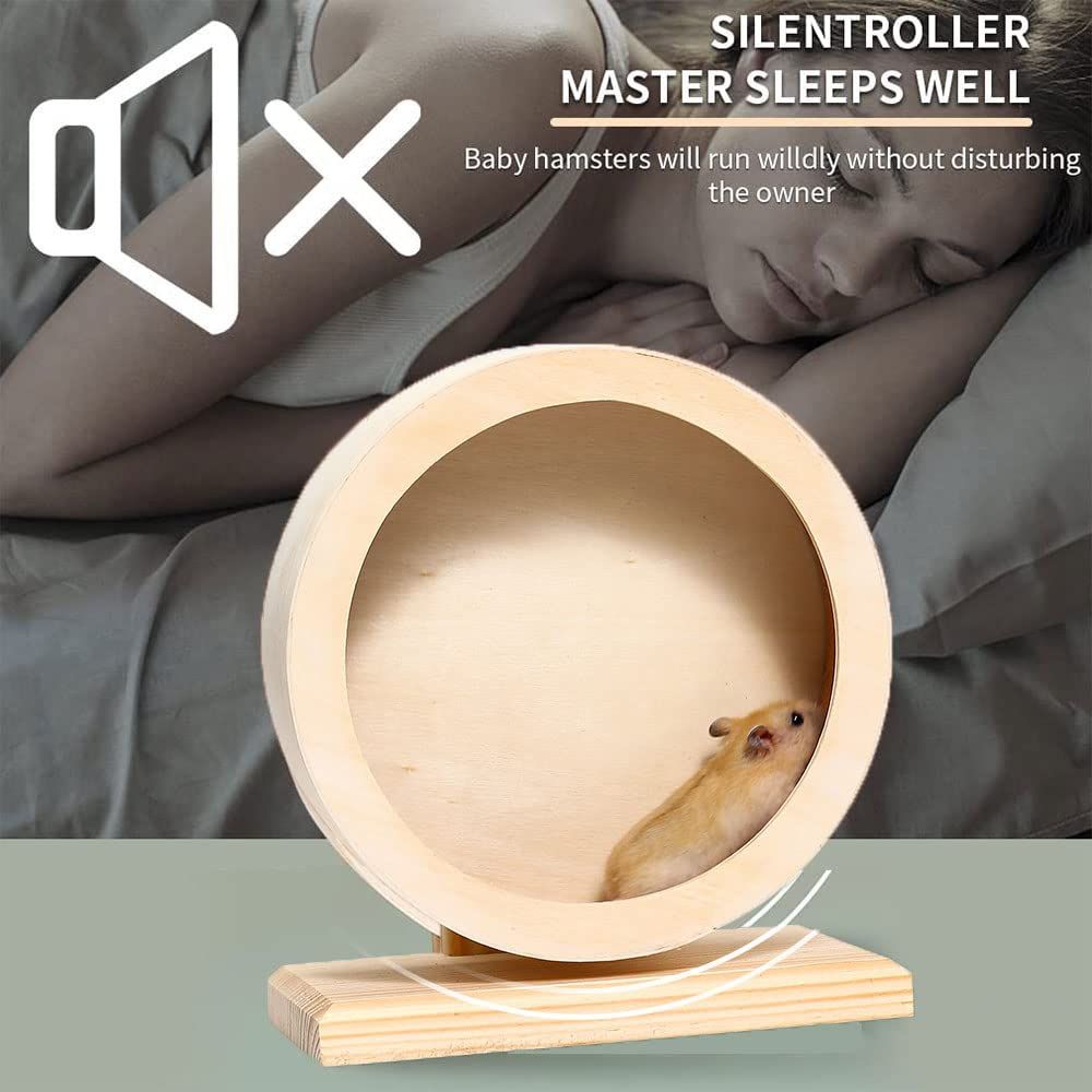 Small hamster exercise wheel from Everything Baby, a quiet running spinner toy for hamsters, gerbils, mice, and small pets.