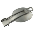 Ultralight titanium camping spoon and folding fork set, ideal for outdoor camping, compact and space-saving utensils for outdoor play.