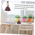 Cute Bubble Girl ornament for kids' room decor, car decoration, and creative craft desktop doll, featuring a cartoon girl design.