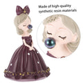 Bubble girl ornament for kids' pretend play, featuring a cute cartoon girl design, ideal for room decor, car decor, and birthday decoration.