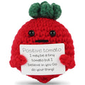 Cute 3-inch crochet tomato doll by Everything Baby, perfect as a playful gift or cheerful decoration for kids.