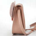 Cute little girl's purse with bowknot and cartoon mouse ears, made of PU, perfect for kids' accessories and playful style.