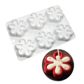 Silicone flower-shaped chocolate candy mold and ice cube tray for baking, DIY crafts, and party decorations, by Everything Baby.