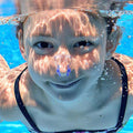 Reusable silicone nose clip and earplugs set for swimming and showers, suitable for children and adults, waterproof and comfortable.
