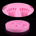 Chocolate sugarcraft mold for baby shower and birthday cake decoration, designed for DIY soap clay and pretend play.
