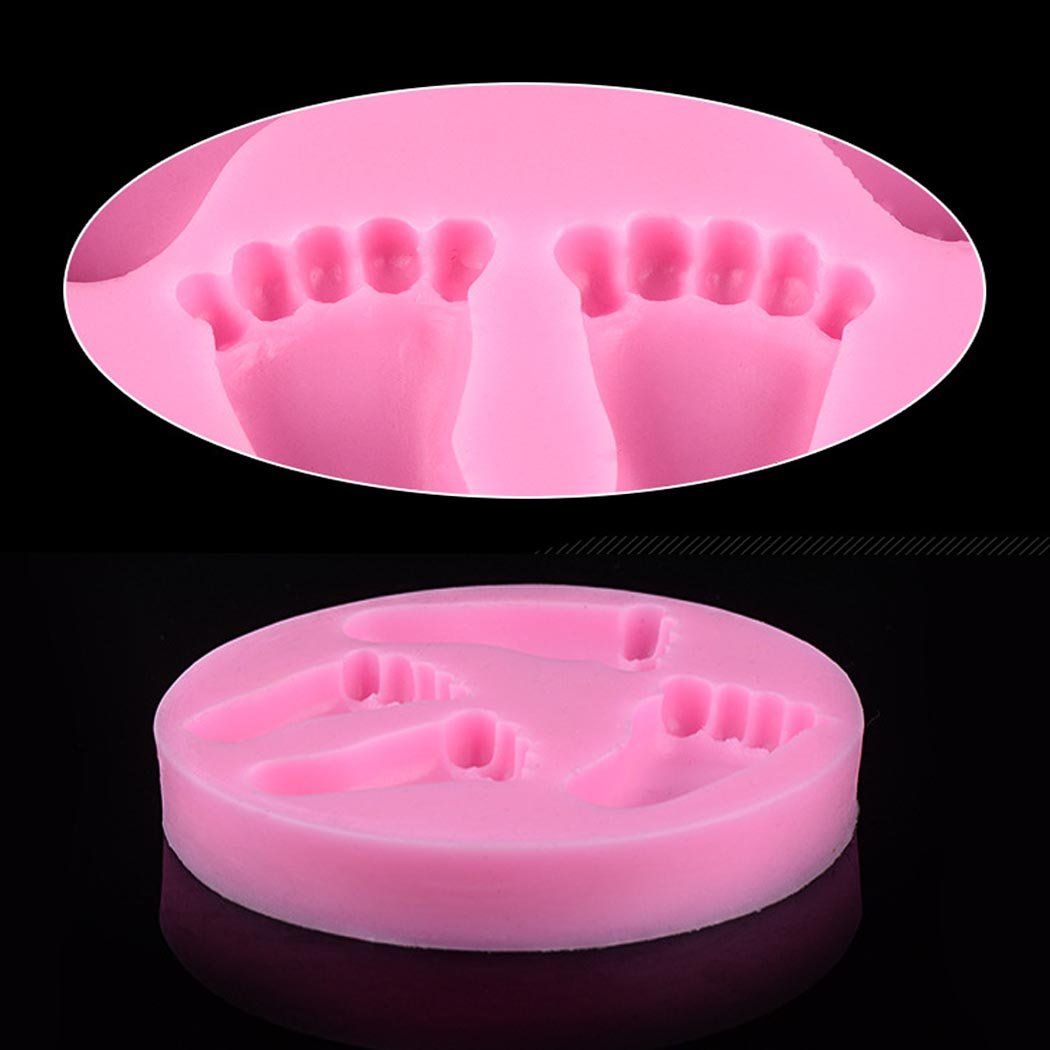 Chocolate sugarcraft mold for baby shower and birthday cake decoration, designed for DIY soap clay and pretend play.