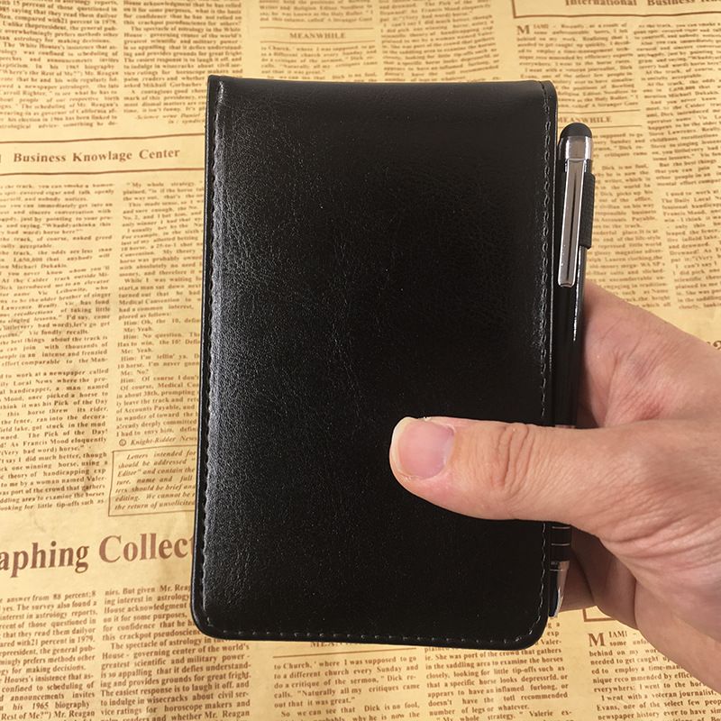 Small hardcover spiral pocket notebook by Everything Baby, ideal for travel and work, featuring a compact design for kids.