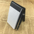 Small hardcover spiral pocket notebook by Everything Baby, ideal for travel and work with a compact, durable design.