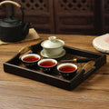 Wooden handle service tray by Everything Baby, ideal for kids' pretend play, food serving, and decorative tabletop use.