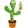 Colorful dancing cactus toy from Everything Baby with singing, sounds, and pretend play features for kids, adults, and pets.