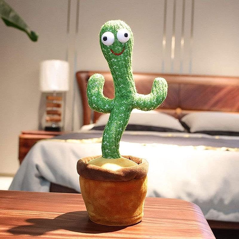 Colorful cactus toy by Everything Baby with dancing, singing, and sound features, perfect for kids, children, and pets.