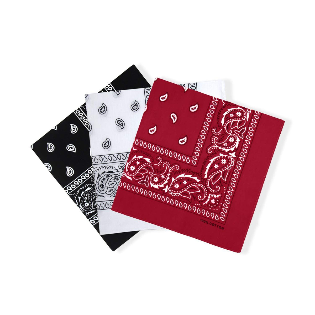 Baby boy's sleepwear with 3pcs sports outdoor cycling headscarves, paisley and floral patterns, made of polyester for kids' comfort.