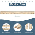 Wooden rulers in bulk from Everything Baby, 12-inch/30cm measuring rulers for kids, students, and classroom use.