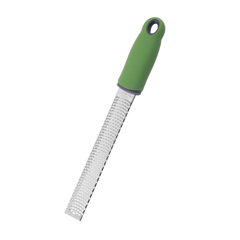 Stainless steel lemon cheese grater by Everything Baby, ideal for zesting cheese, garlic, nutmeg, and fruits in the kitchen.