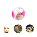Plastic hamster exercise ball with 12cm diameter, designed for small pets like hamsters, gerbils, chinchillas, and other small animals.