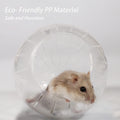 Plastic hamster exercise ball for small pets like hamsters, gerbils, and chinchillas, 12cm diameter, ideal for playful exercise and fun.