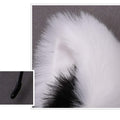 Cute fluffy girl cat ears headband with long fur, perfect for cosplay or parties, worn by a child or woman, from Everything Baby.