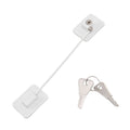Child safety lock for windows and doors by Everything Baby, secure cable restrictor for baby protection and child safety.