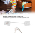 Child safety lock for windows and doors, baby security key lock with cable restrictor from Everything Baby, prevents child access.