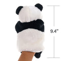 Stuffed panda hand puppet from Everything Baby, soft plush toy for kids, perfect for play and educational fun.