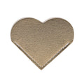 Set of five leather heart-shaped bookmark corner page markers by Everything Baby, perfect for kids and book lovers.