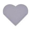 Leather heart bookmarks by Everything Baby, set of 5, cute handmade corner page markers for kids and book lovers.