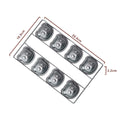 Non-stick cake baking pan with panda and bear molds, perfect for creative muffins, brownies, and cheesecakes for kids.
