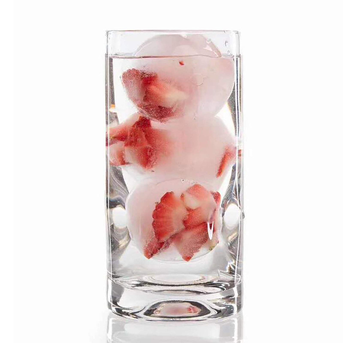 Clear ice cube tray from Everything Baby with cute shapes, large molds for freezer, perfect for fun, versatile ice cubes