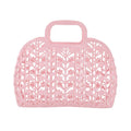 Girls jelly purse made of waterproof plastic, colorful tote bag for pretend play, easy to clean, suitable for kids and little girls.