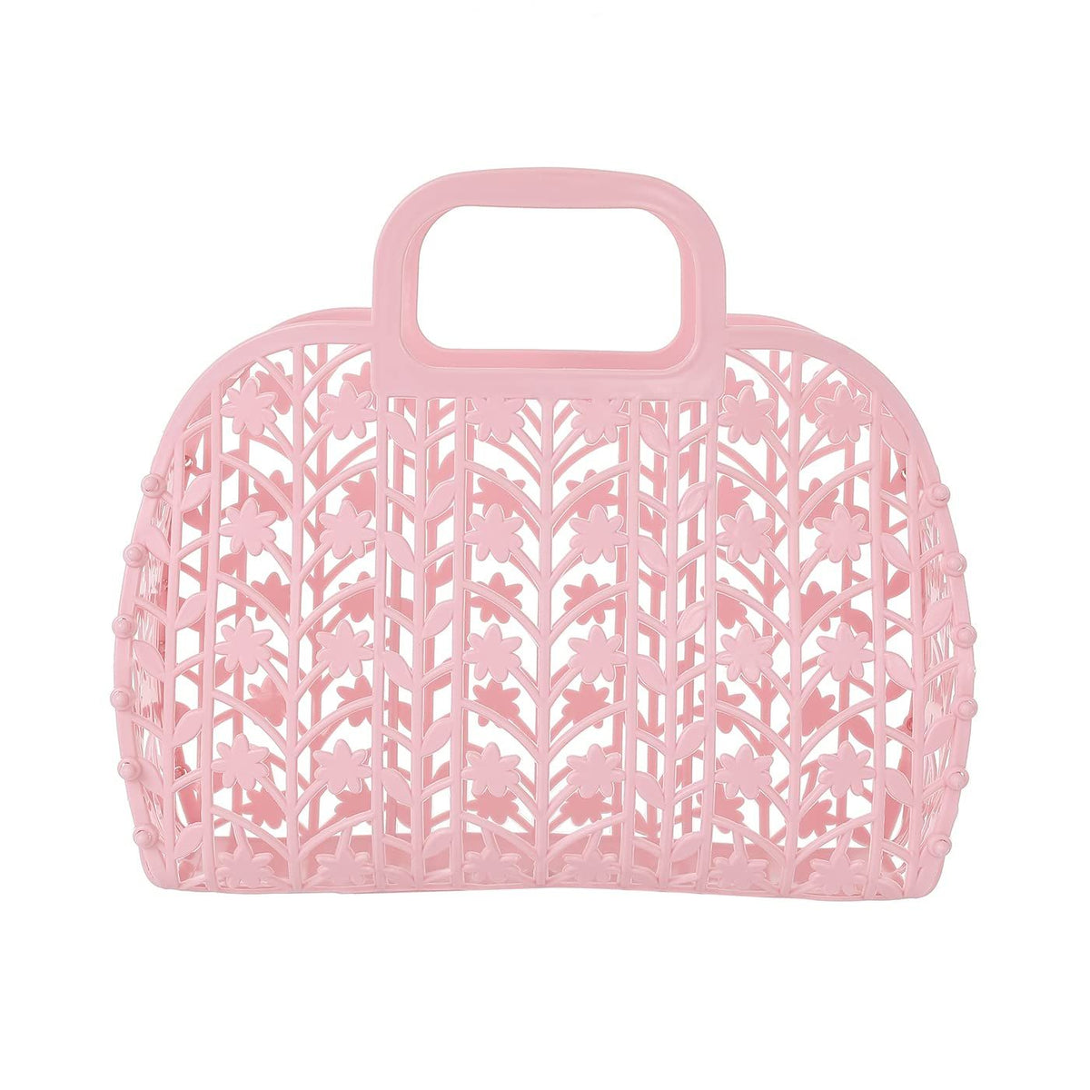 Girls jelly purse made of waterproof plastic, colorful tote bag for pretend play, easy to clean, suitable for kids and little girls.