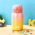 Kids stainless steel water bottle by Everything Baby, double wall vacuum insulated, 9oz, keeps drinks cold for 24 hrs and warm for 12 hrs.