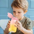 Kids water bottle by Everything Baby, 9oz stainless steel double wall vacuum insulated bottle for kids' hydration.