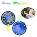 Kids outdoor bubble wands set by Everything Baby with large bubble sticks and tray, perfect for pretend play and outdoor fun.