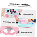 Pink and blue driving controller toy for kids with light and sound effects, designed for ride-on cars by Everything Baby.