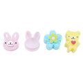 3D bear, flower, and rabbit onigiri mold for kids, cartoon sushi maker, DIY kitchen toy for pretend play by Everything Baby