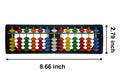 Colorful plastic abacus with beads for kids, educational toy for counting and arithmetic, designed for young children learning math.