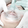Emergency adult and child CPR rescue mask with detachable one-way valve, designed for baby and kids respiratory care.