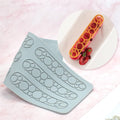 3D hollow feather and leaf silicone mold by Everything Baby for fondant, cake decorating, and sugar craft projects.