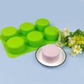Silicone mini cake mold for tarts, cupcakes, and desserts, ideal for baby and kids' feeding, in vibrant color.