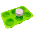 Silicone mini cake mold for tarts, cupcakes, cheesecakes, and desserts, ideal for baby and kids feeding treats.