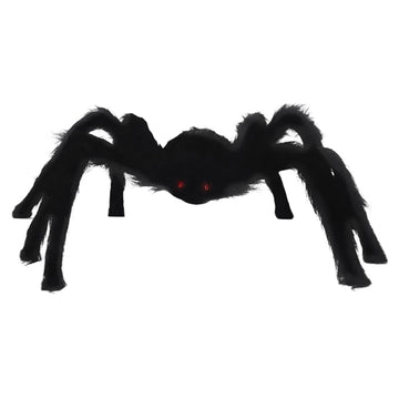 Giant hairy Halloween spider decoration from Everything Baby, perfect for outdoor yard or indoor Halloween home party decor.