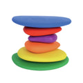 Set of 38 colorful sorting and stacking stones with 20 activity cards for early math learning, made by Everything Baby.