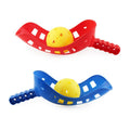 Kids outdoor scoop and toss game with 2 scoops and 2 balls, suitable for children and adults, outdoor lawn play equipment