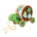 Kids' cable trolley pull-along toy car from Everything Baby, educational ride-on toy for sensory play and early learning.