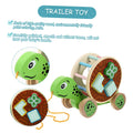 Baby ride-on toy trolley with colorful car design from Everything Baby, perfect for sensory play and early learning for kids.