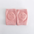 Three pairs of baby knee pads for crawling, toddler knee protectors for boys and girls, made by Everything Baby.