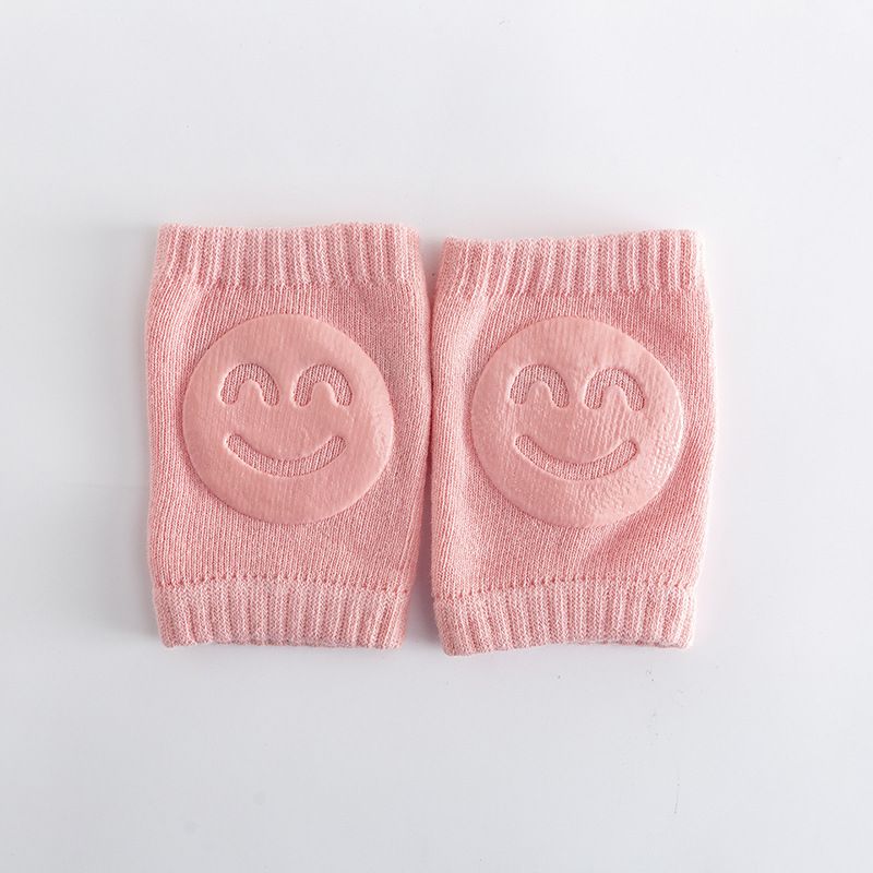 Three pairs of baby knee pads for crawling, toddler knee protectors for boys and girls, made by Everything Baby.