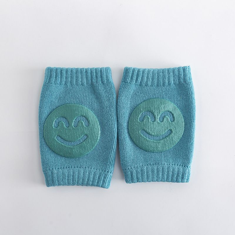 Set of three baby knee pads from Everything Baby, soft protective knee pads for crawling toddlers and young children.