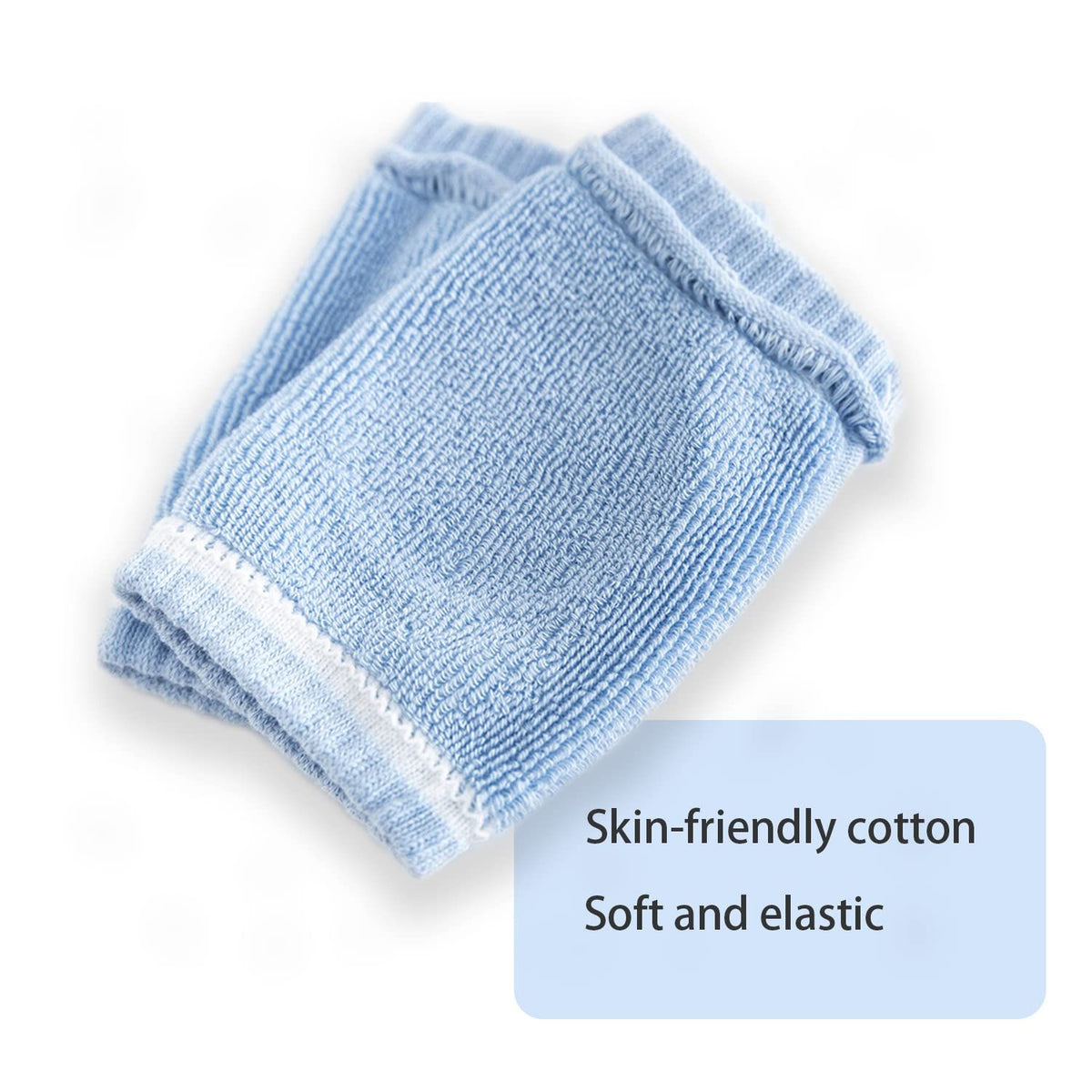 Baby knee pads for crawling and walking, soft protective knee pads for toddlers, includes 3 pairs, suitable for boys and girls.